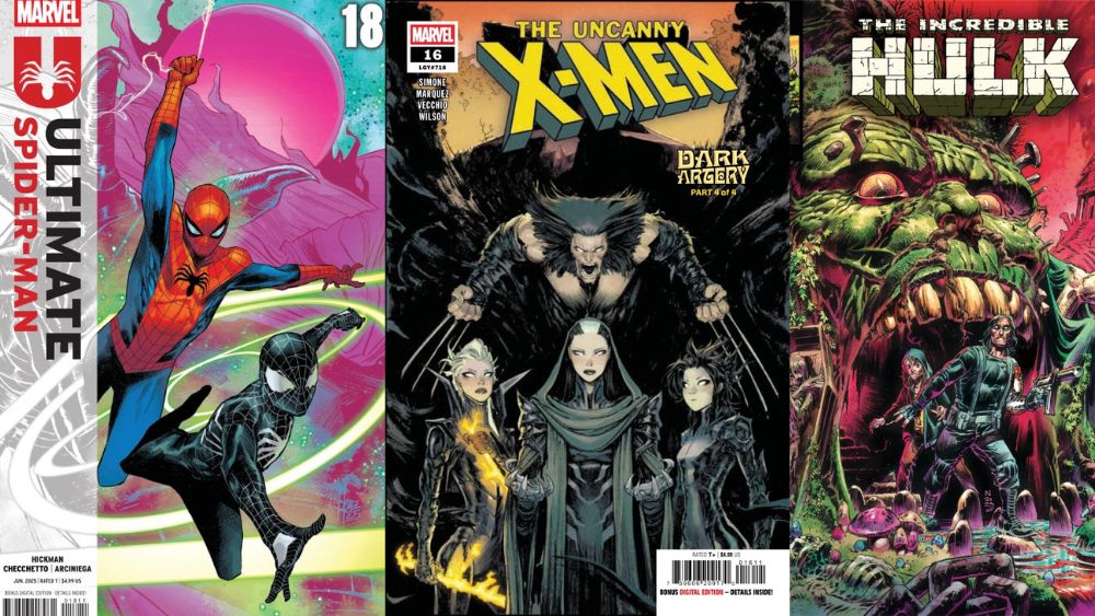 1-4 Marvel and DC June 25 realeses